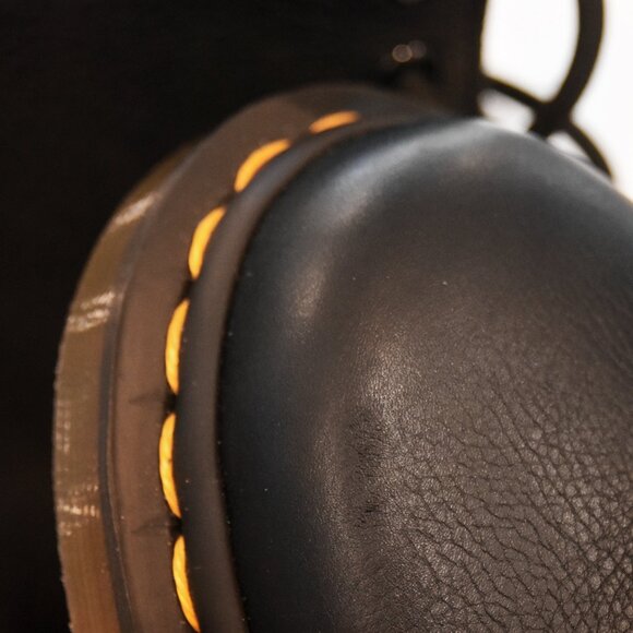 Dr. Martens Black Combat Boots Pascal Virginia Leather Lace Up Women Sz 7 US - Picture 15 of 15